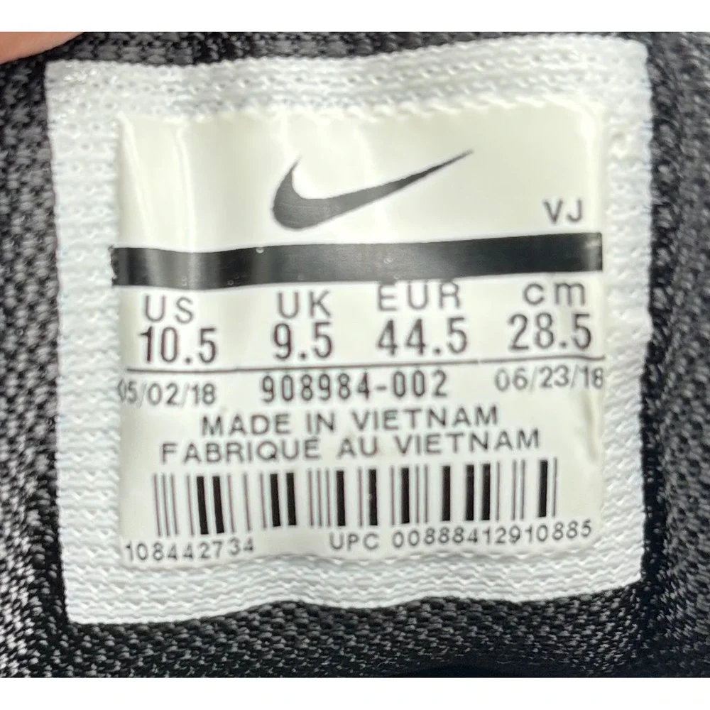 Nike Downshifter 8 Mens 10.5 Triple Black Running Shoes 908984-002